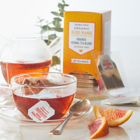 Trader Joe’s Organic BLOOD ORANGE Rooibos Herbal Tea Blend 20-Tea Bag BB 1/2027