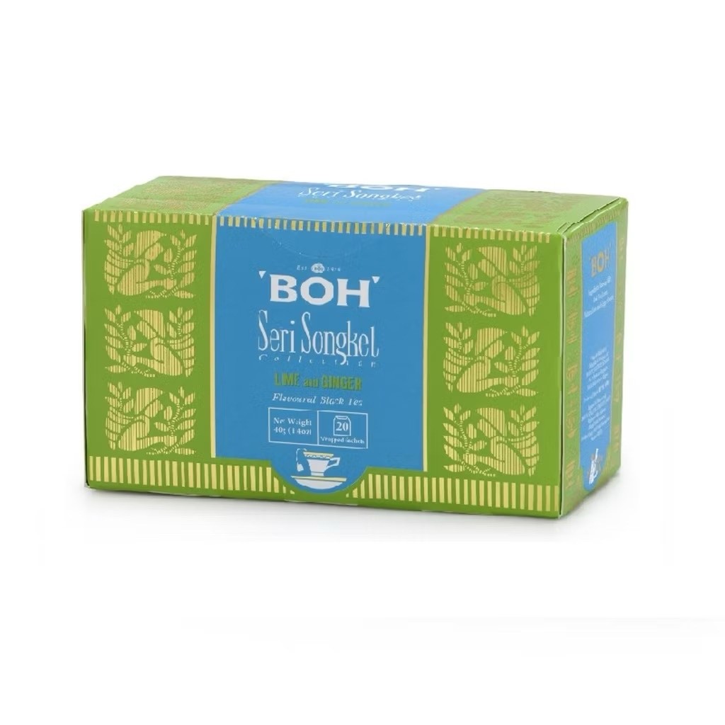 Boh Seri Songket Malaysian Tea Collection 20 Sachets – Choose Flavour