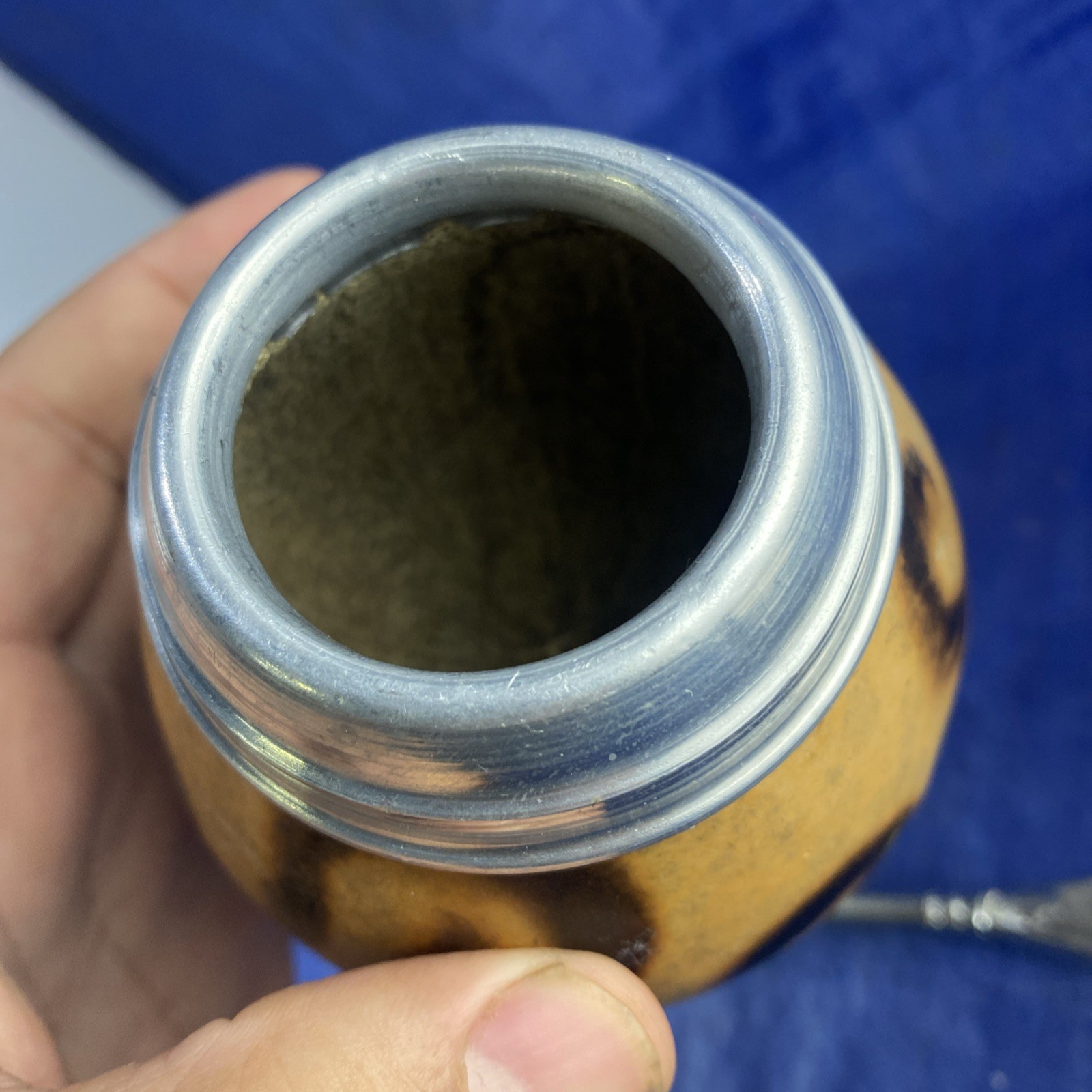 MATE & BOMBILLA ARGENTINA Mate Calabaza Gourd Cup And Stirrer