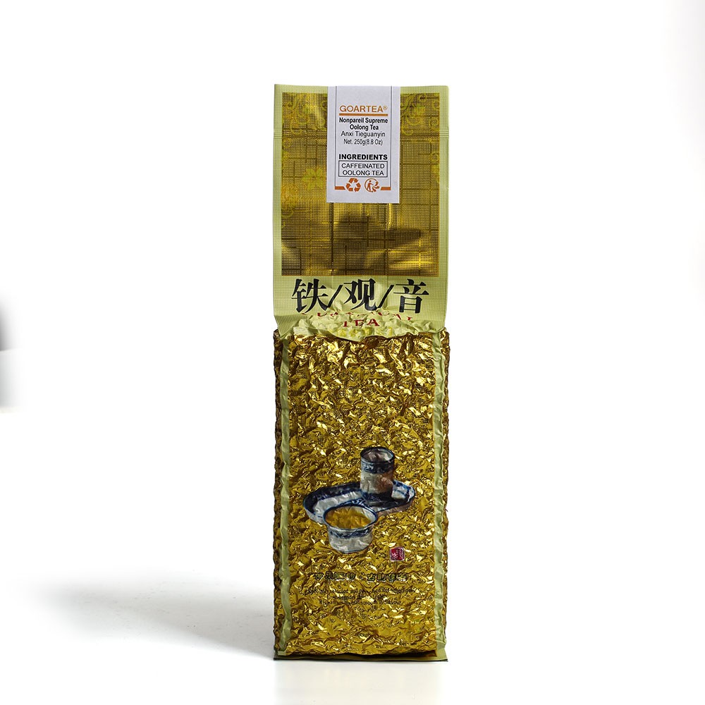 GOARTEA Nonpareil Supreme Tie Guan Yin Oolong Tea Fujian Anxi Green Iron Goddess