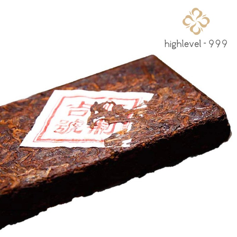 200g Yunnan Brown Mountain Old Tea Mellow Aroma Pu’er Tea Ripe Tea Brick