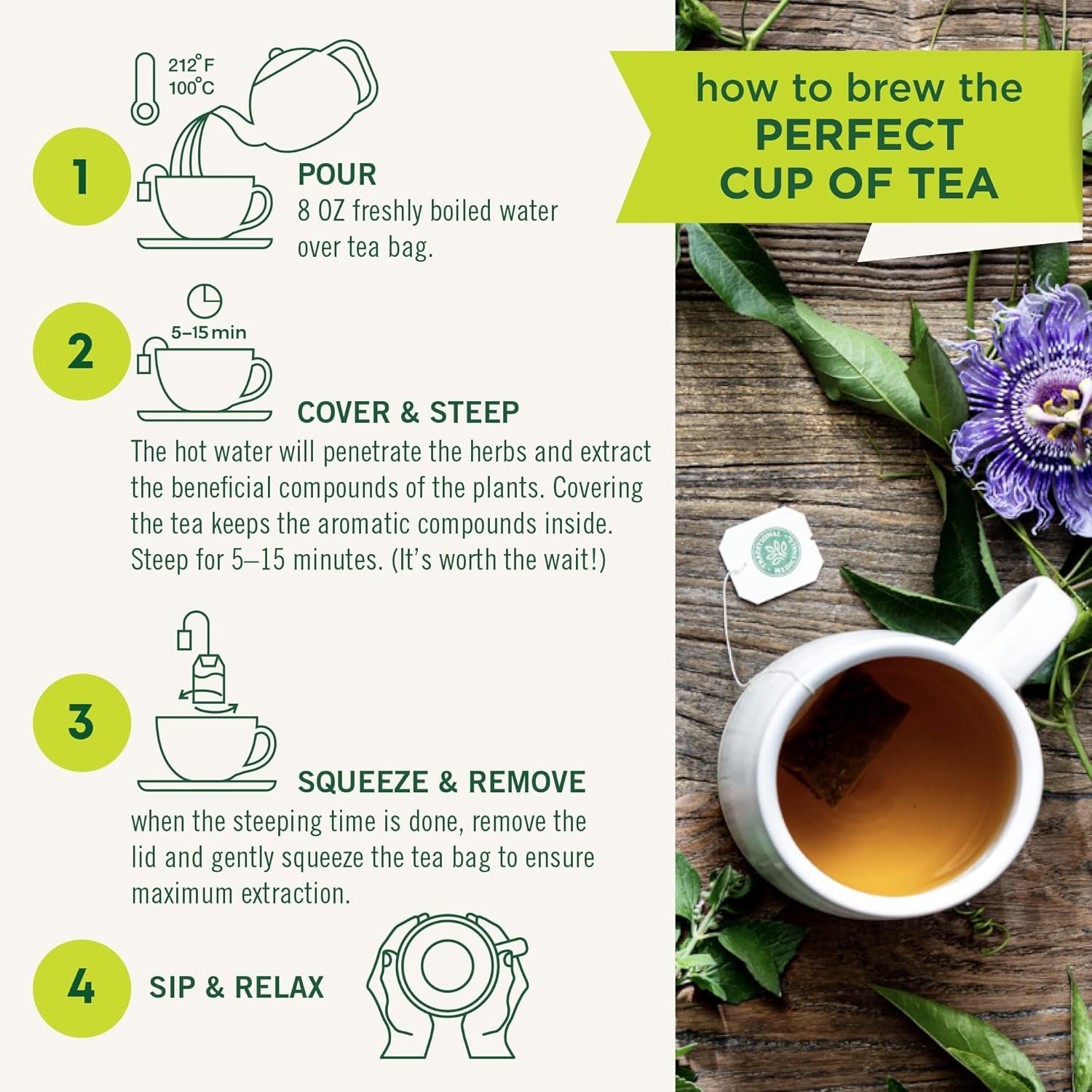 Organic Nettle Leaf Herbal Tea Supports Joint Health & Overall Wellness (Pack 1)