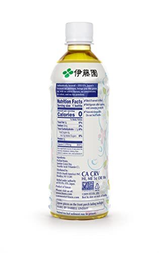 Jasmine Green Tea Unsweetened 0 Calories 16.9oz Pack of 12