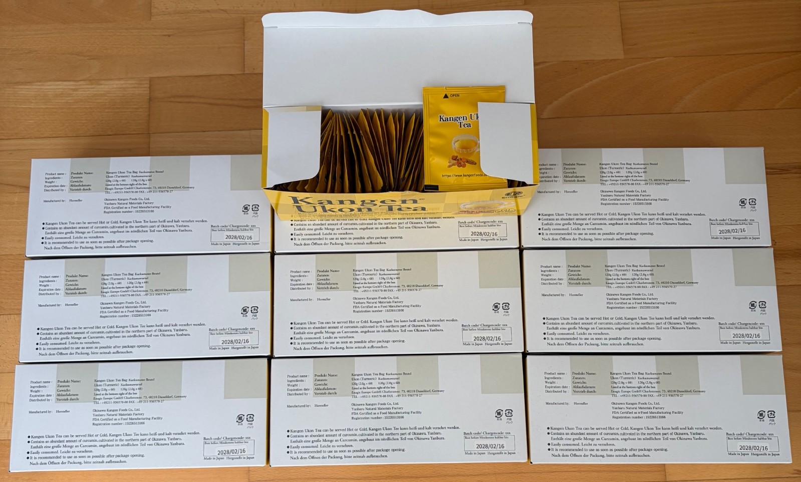 Kangen Ukon Tea – 1 Box (Enagic Turmeric)