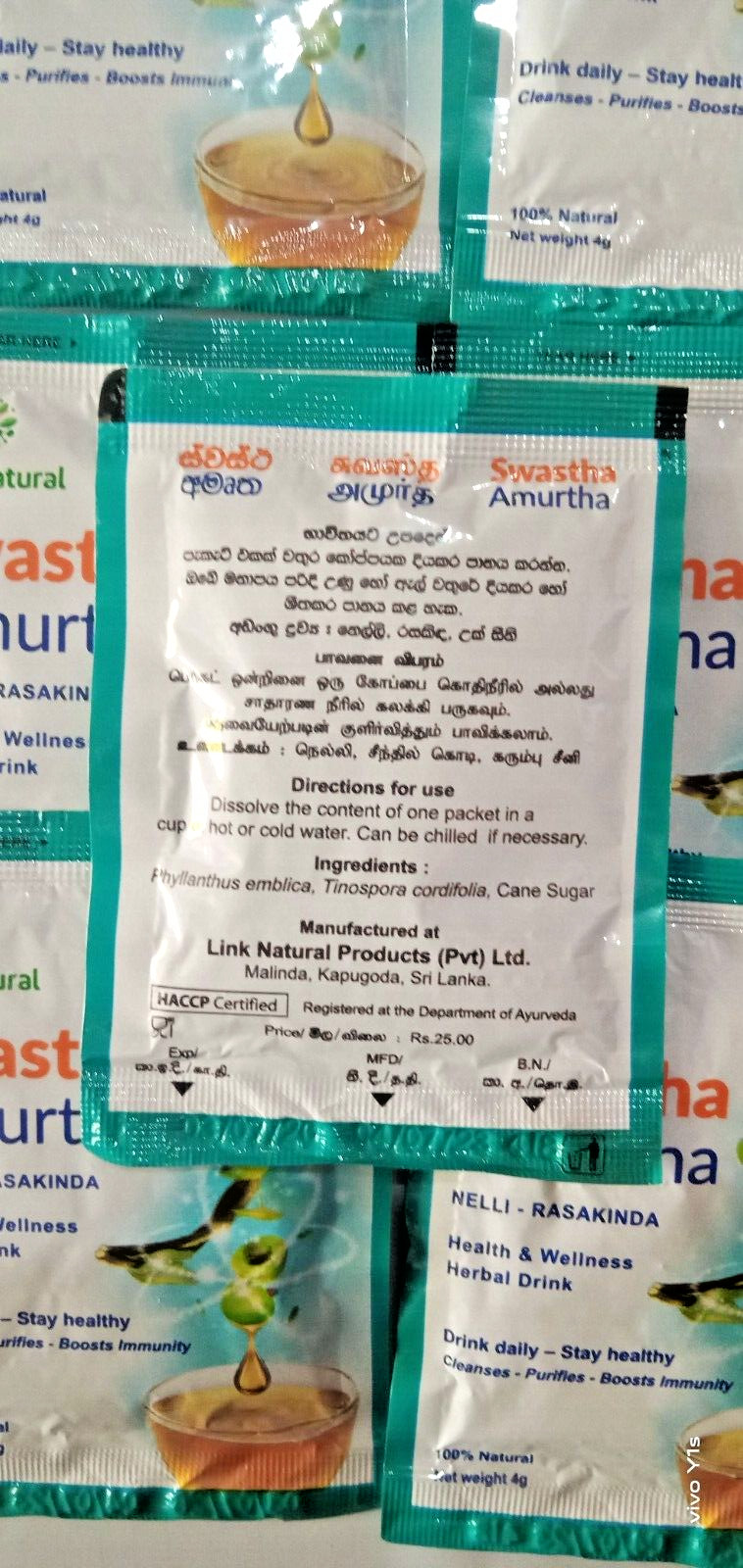 Swatha Amurtha Ayuruvedic Drink, Link Natural Sri Lanka Herbal Product