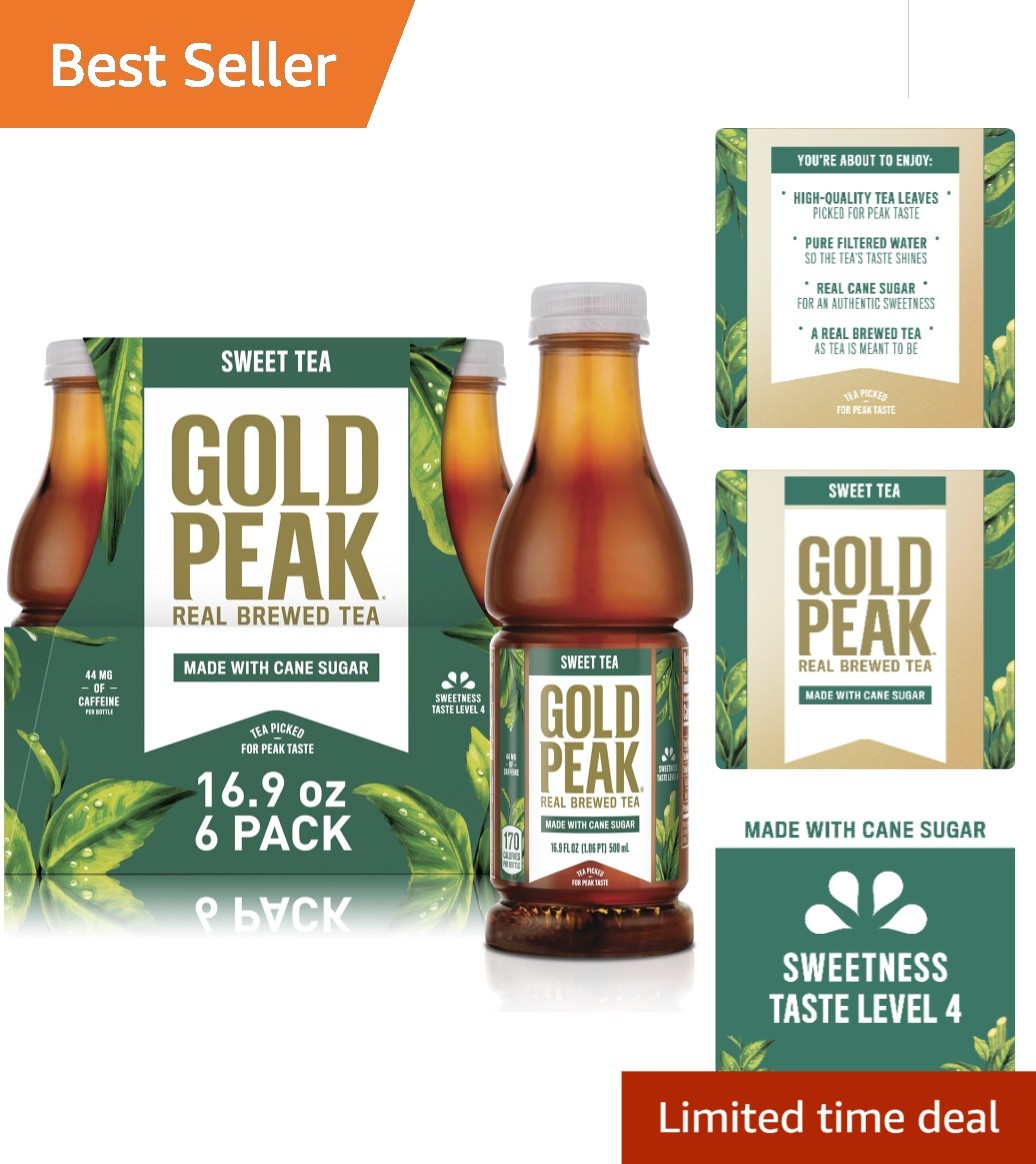 High-Quality Sweet Tea 6 Pack, 16.9 fl oz – Refreshing Flavor for All Occasions