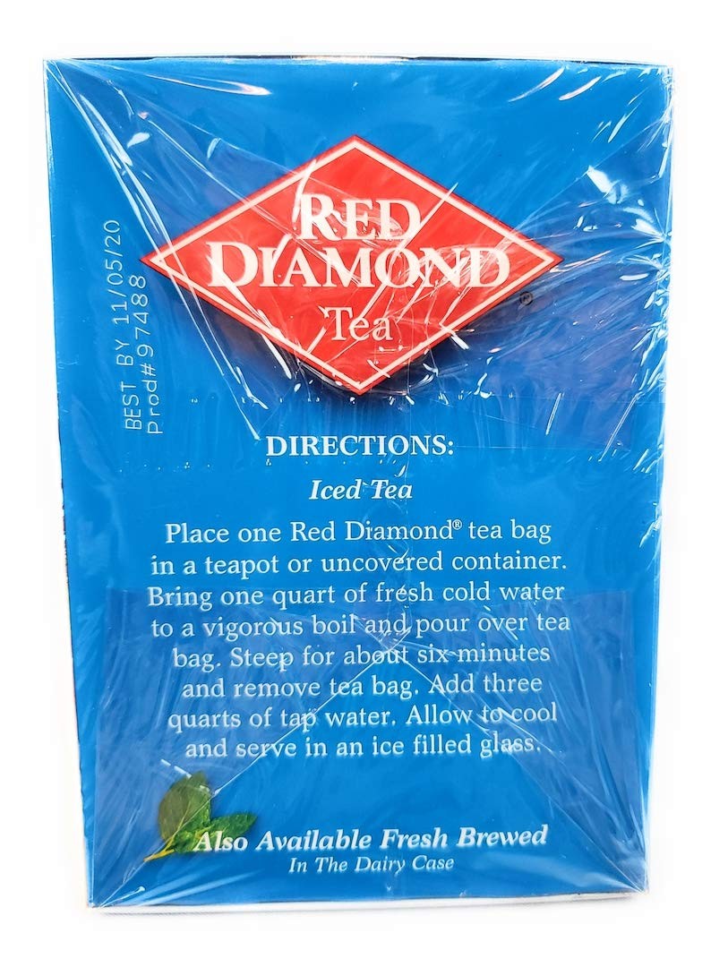 All Natural Iced Tea Bags Gallon Size, 12 Count (1)