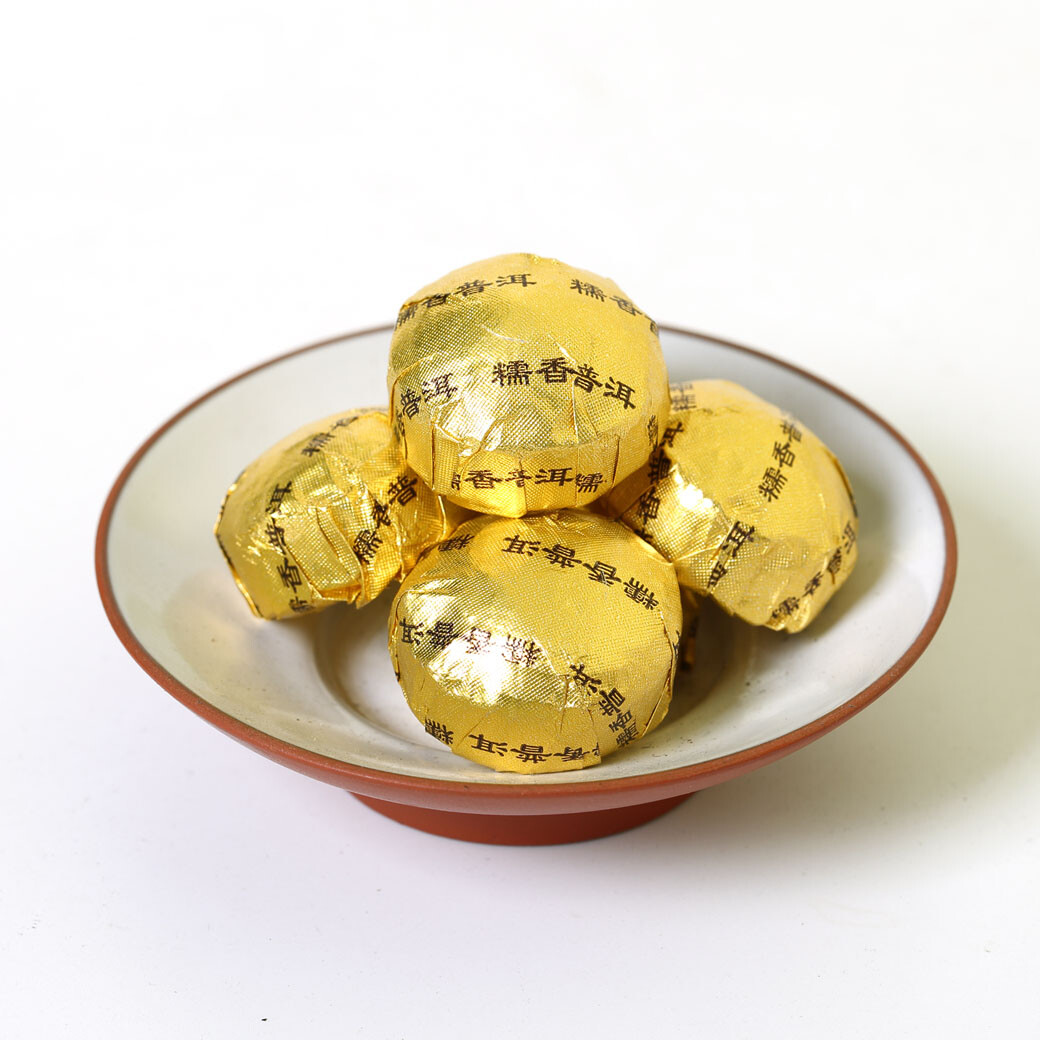 GOARTEA 2015 yr Sticky Glutinous Rice Flavor puer Pu’er Puerh Tea Mini Ripe Cake