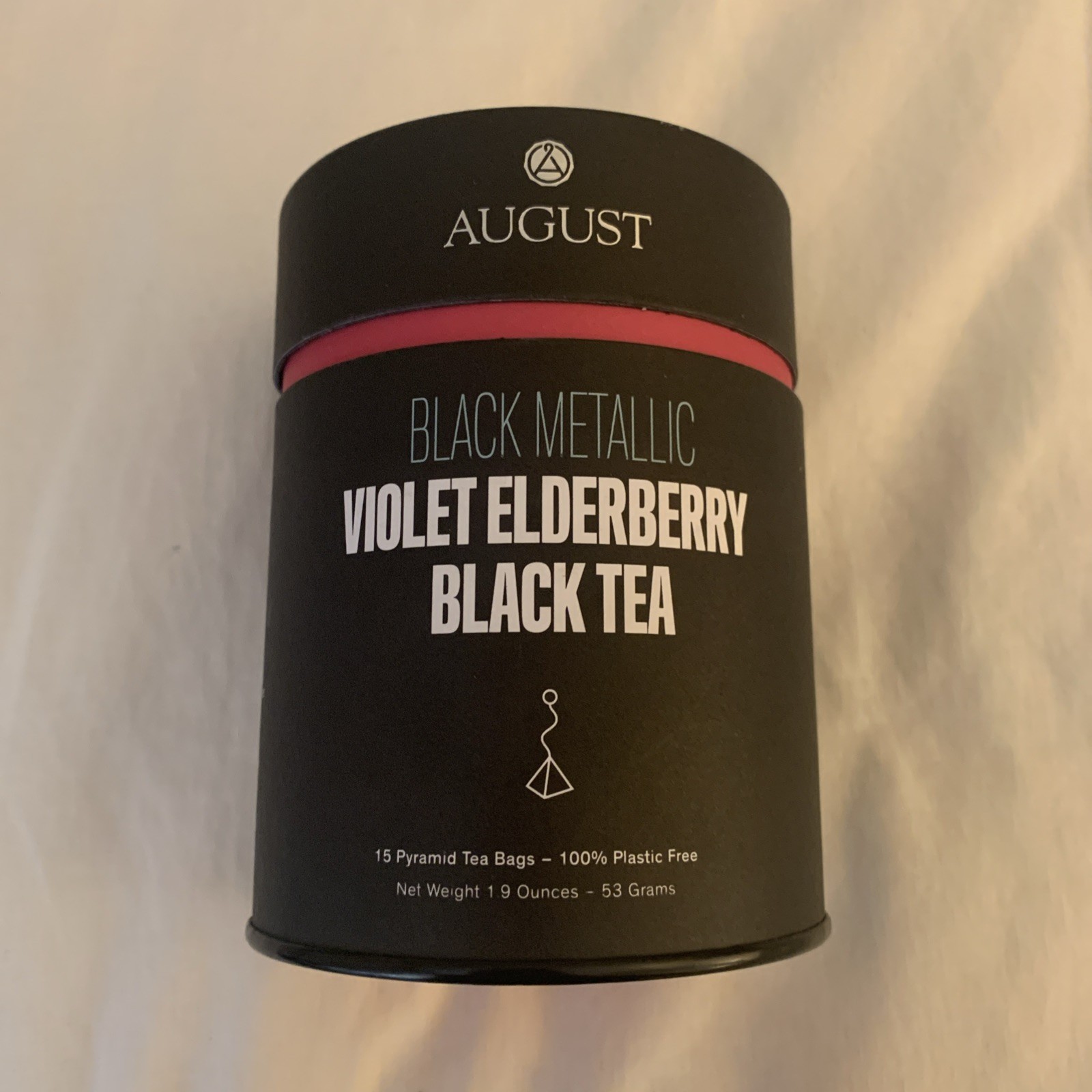 Black Metallic Violet Elderberry Black Tea August 15 Tea Bags New Unopened