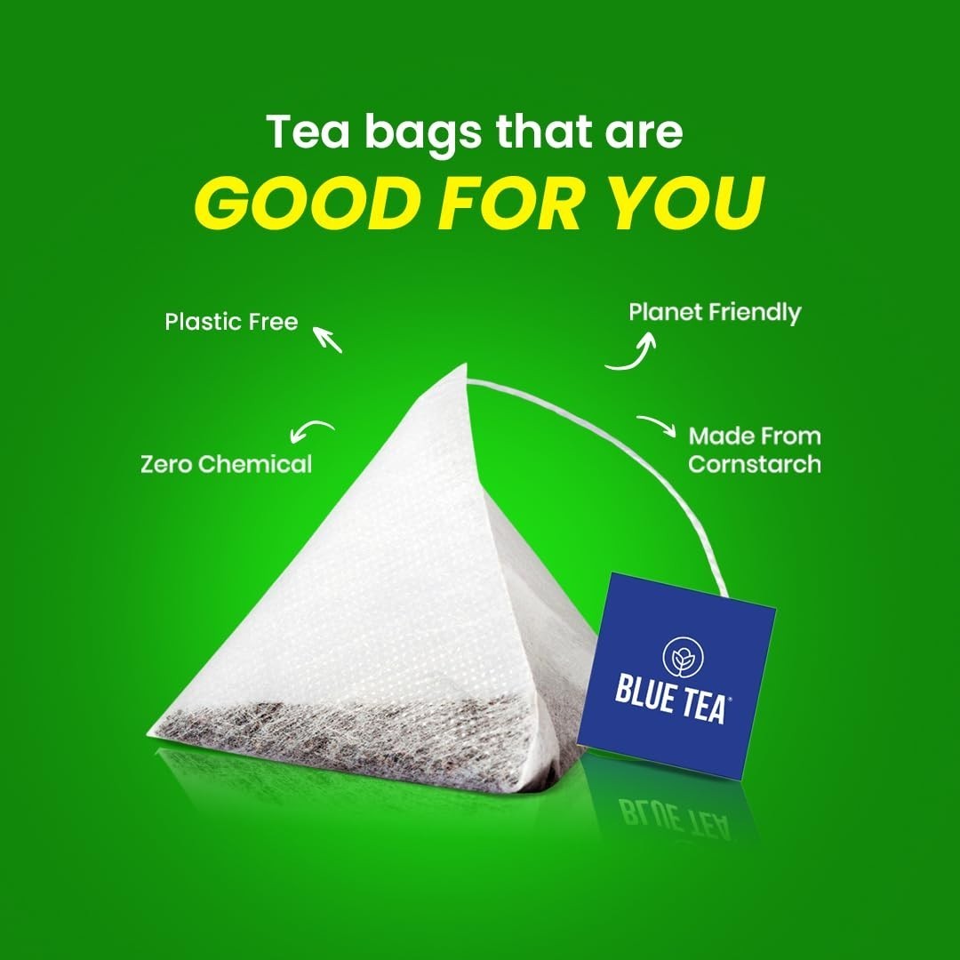 BLUE TEA Gut Cleanse 30 Tea Bags Plant Based Eases Bloating Supports Digestion