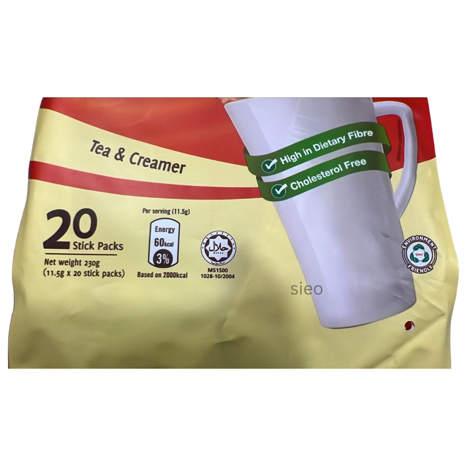 BOH 2in1 Instant Milk Tea Creamer Unsweetened 20 Sachets 230g Halal Malaysia