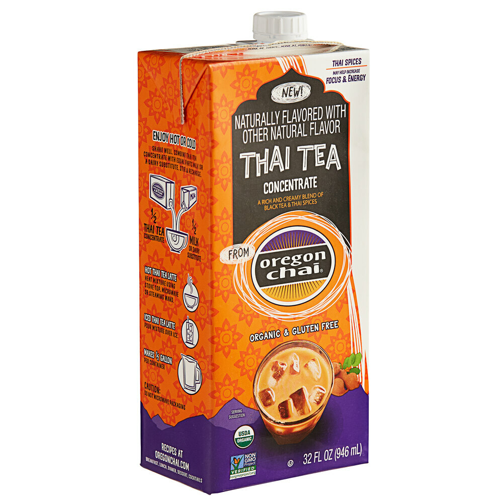 32 fl. oz Oregon Chai 1:1 tea Concentrate (select flavor below)