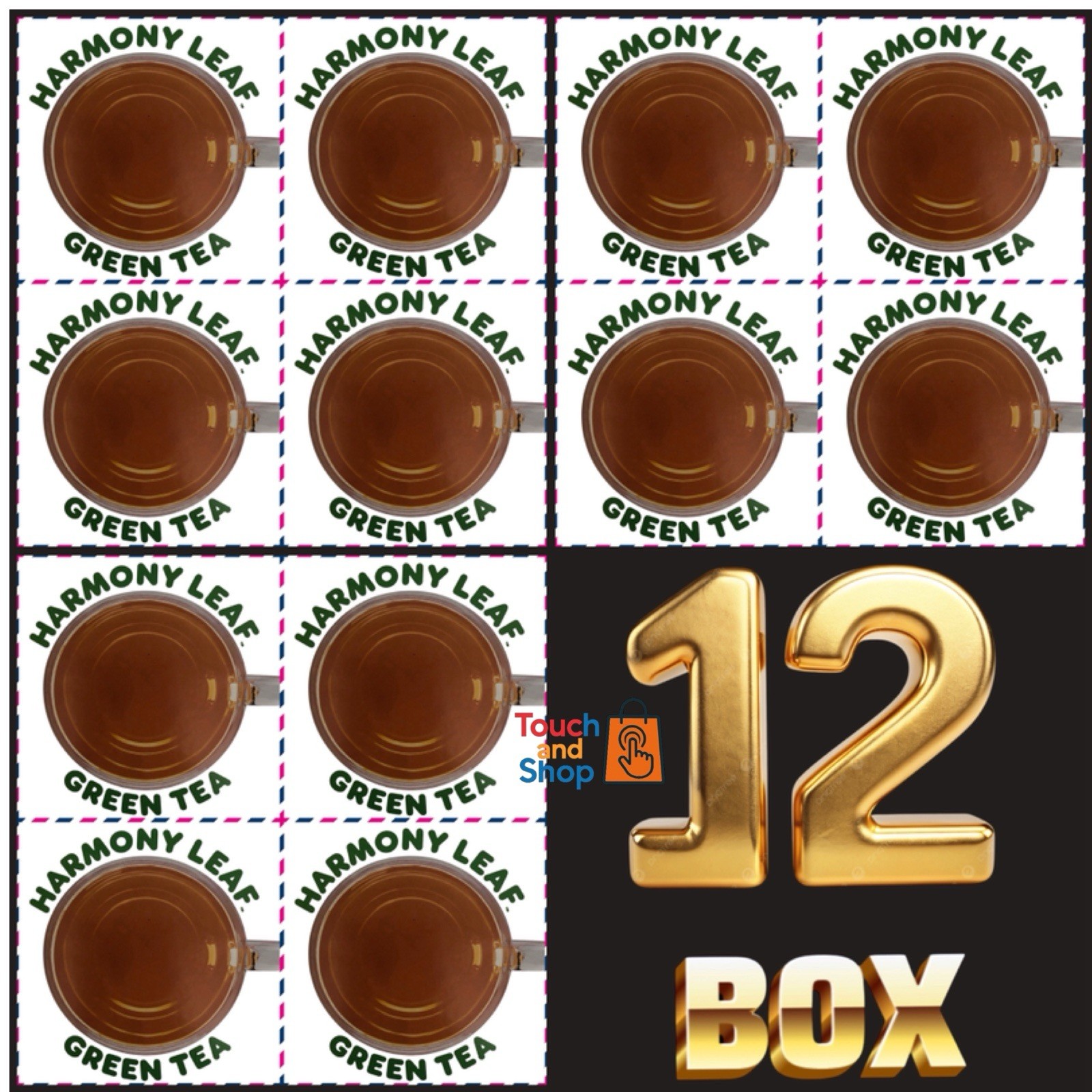 Dunkin Harmony Leaf Green Tea, 12 Individual Box Per Box Price Less $12