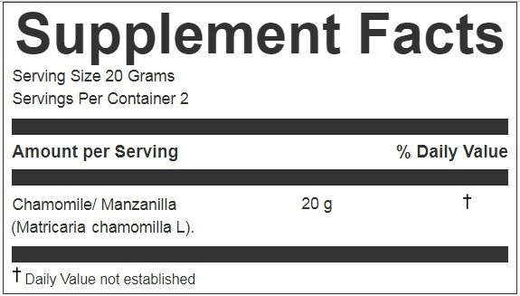 Hanan Peruvian Secrets Manzanilla Herbal Tea | 100% Natural Chamomile | 1.41oz