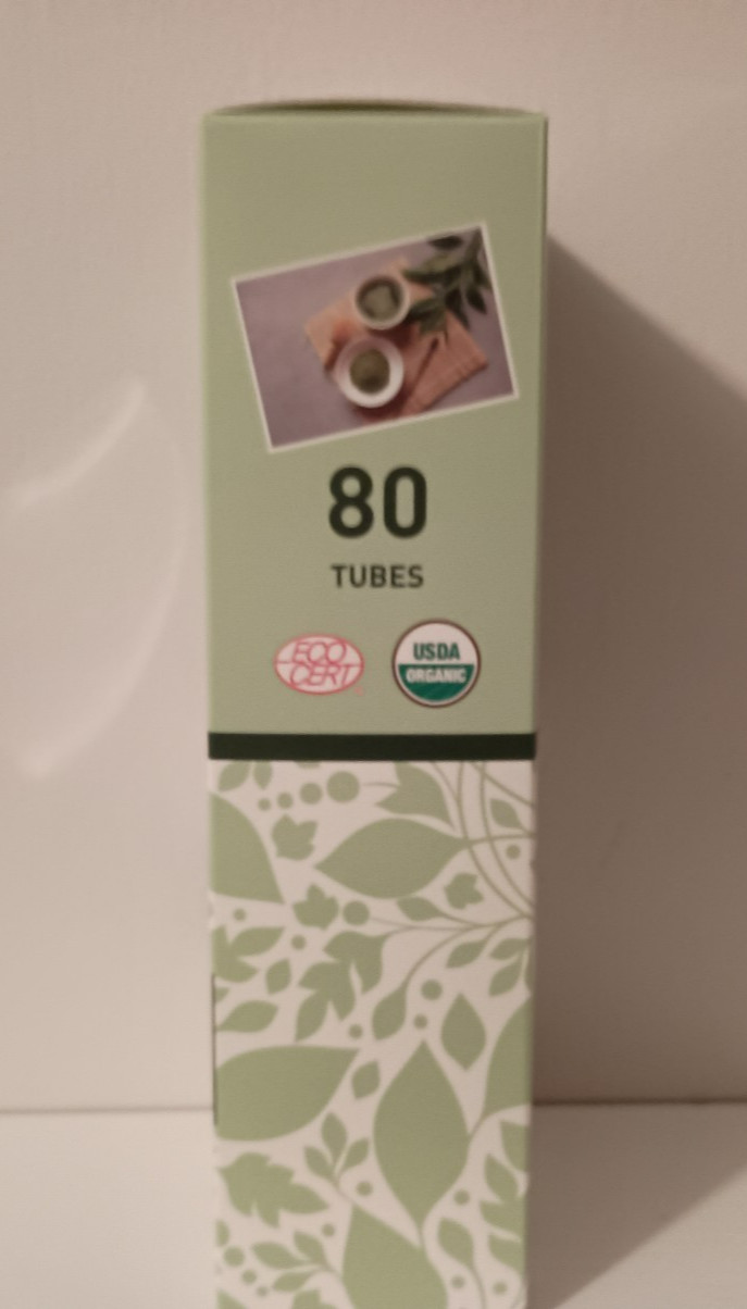 Harmony® Pure Organic Matcha Green Powder on-the-go Tea Tubes 80 Ct Box 10/2027