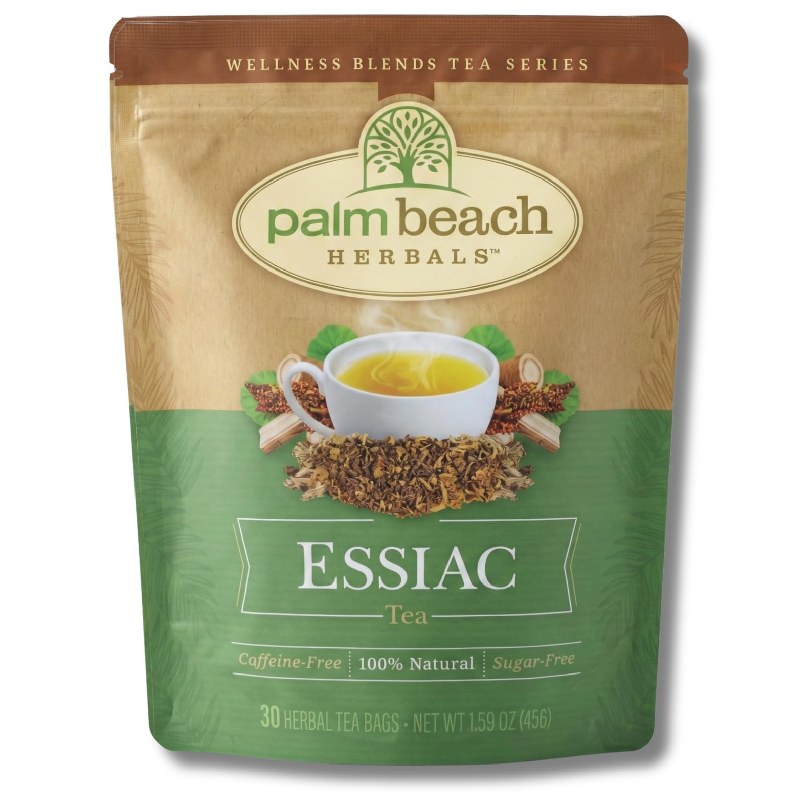 Palm Beach Medicinal Herbs Essiac Tea – Genuine Herbal Blend for 30 ct