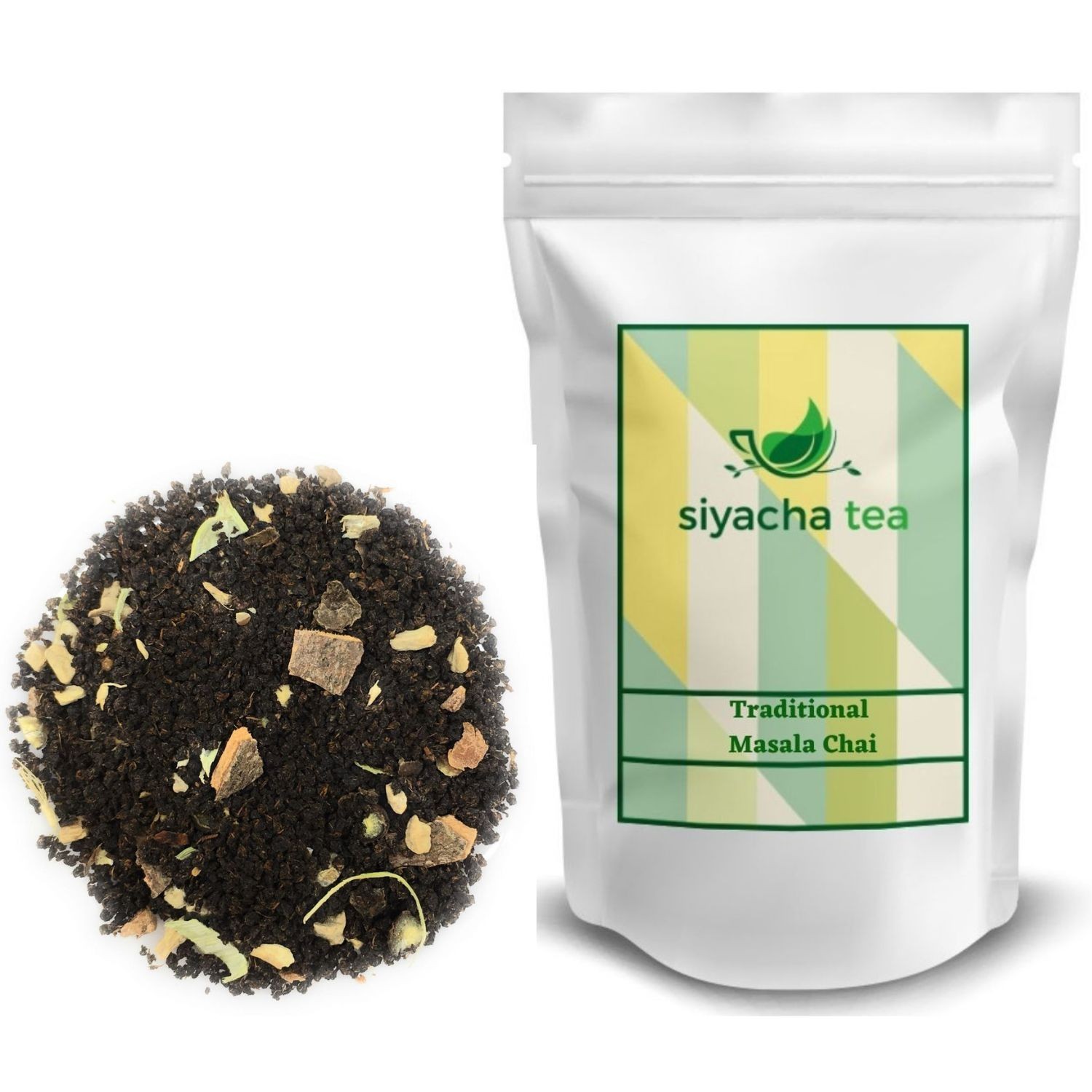 Indian Traditional Strong Masala Chai Premium Assam Black Tea Pure Spices 8.82Oz