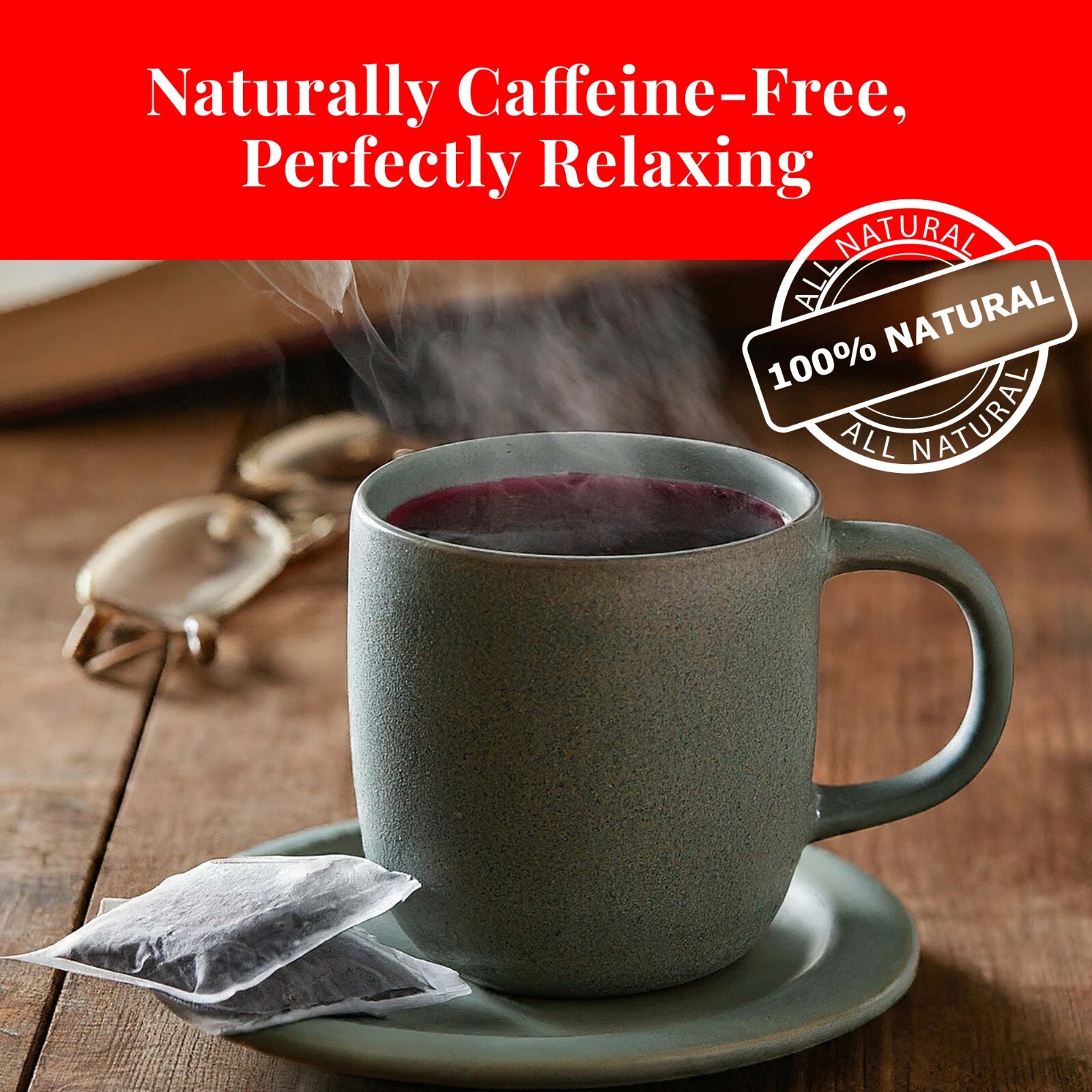 75 Hibiscus Tea Bags, All Natural Hibiscus Flower Tea, Perfect For Iced Tea.