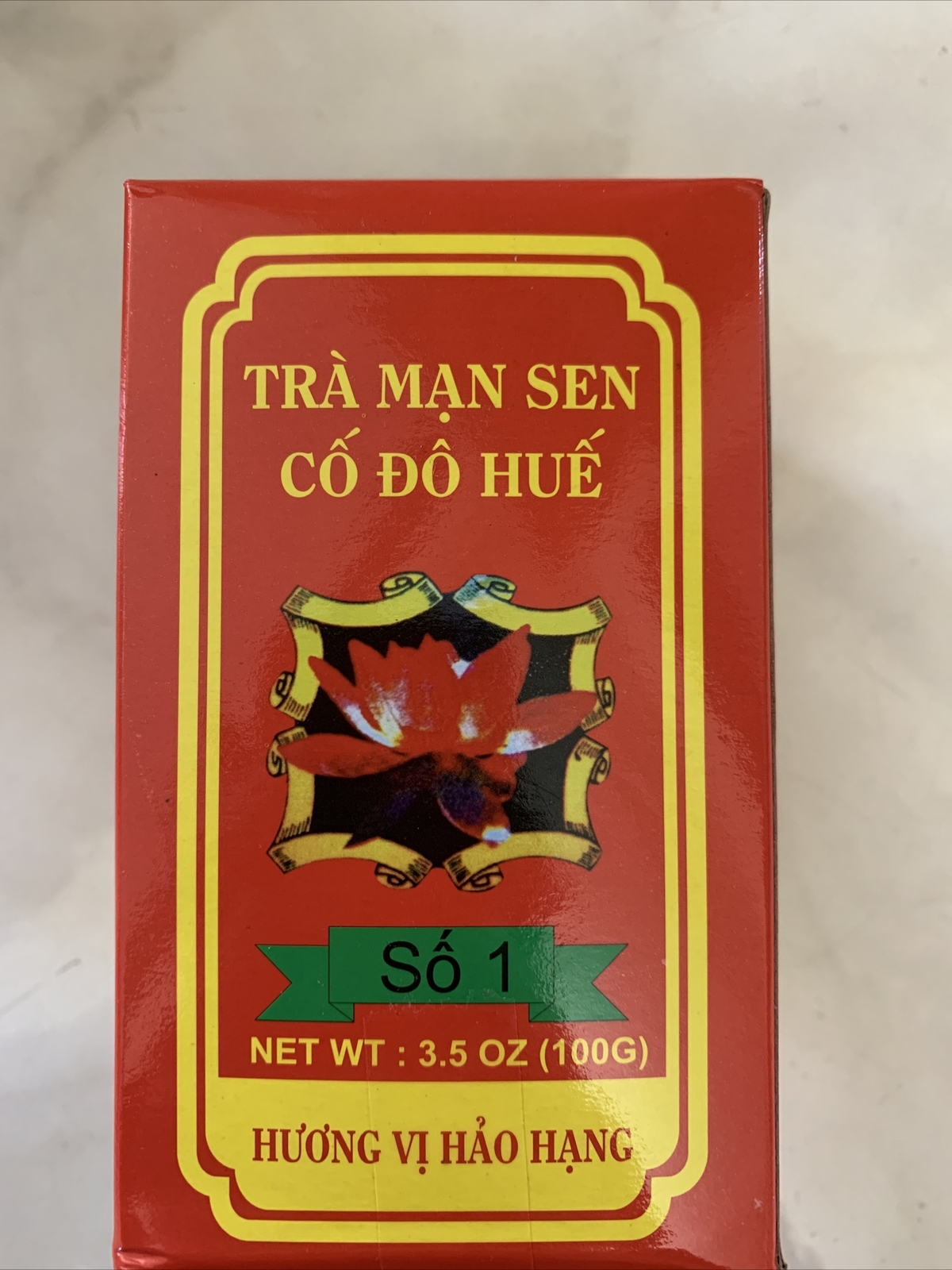 Lotus Green Tea – Tra Man Sen Co Do Hue 3.5oz 100g Product Of Việt Nam