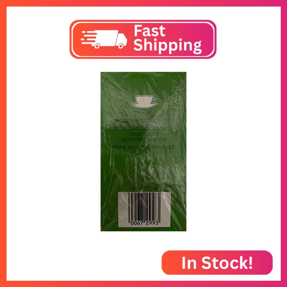 Trader Joes Green Tea, one box of 48 tea bags, hot or cold