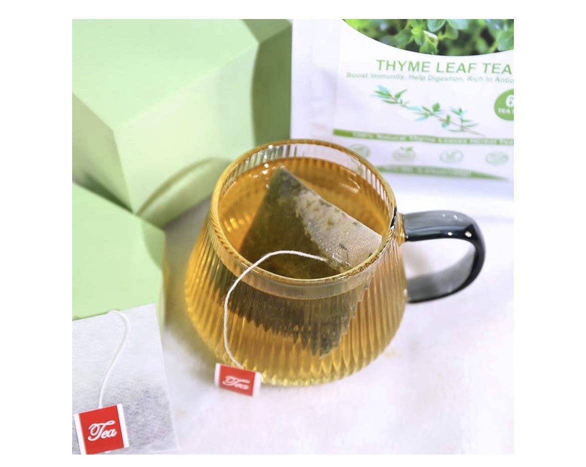 TEARELAE Thyme leaf Tea herbal Help Digestion Boost Immunity Non GMO 60 Tea Bags