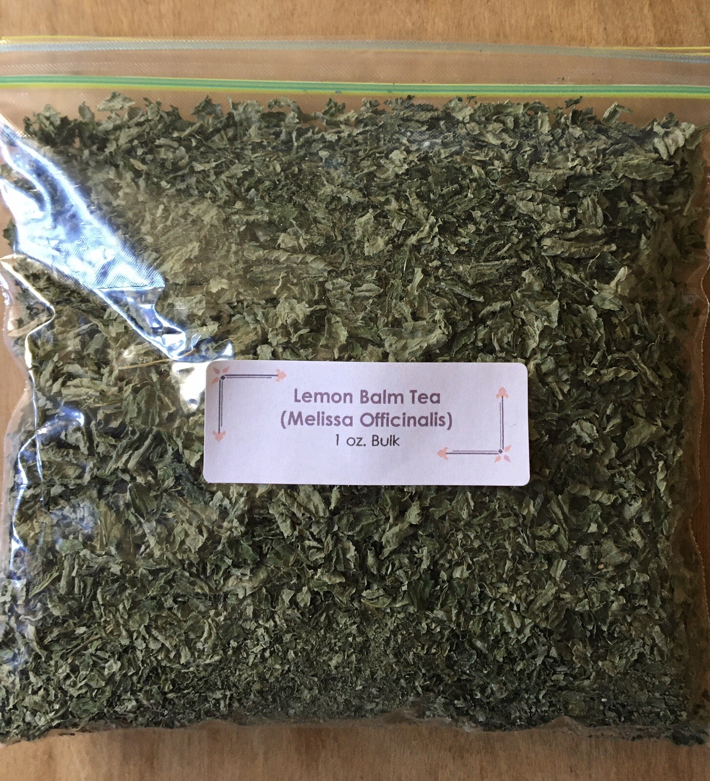 Lemon Balm (melissa officinalis) Dried Leaf – Organic Herbal Tea Hand Picked 1oz
