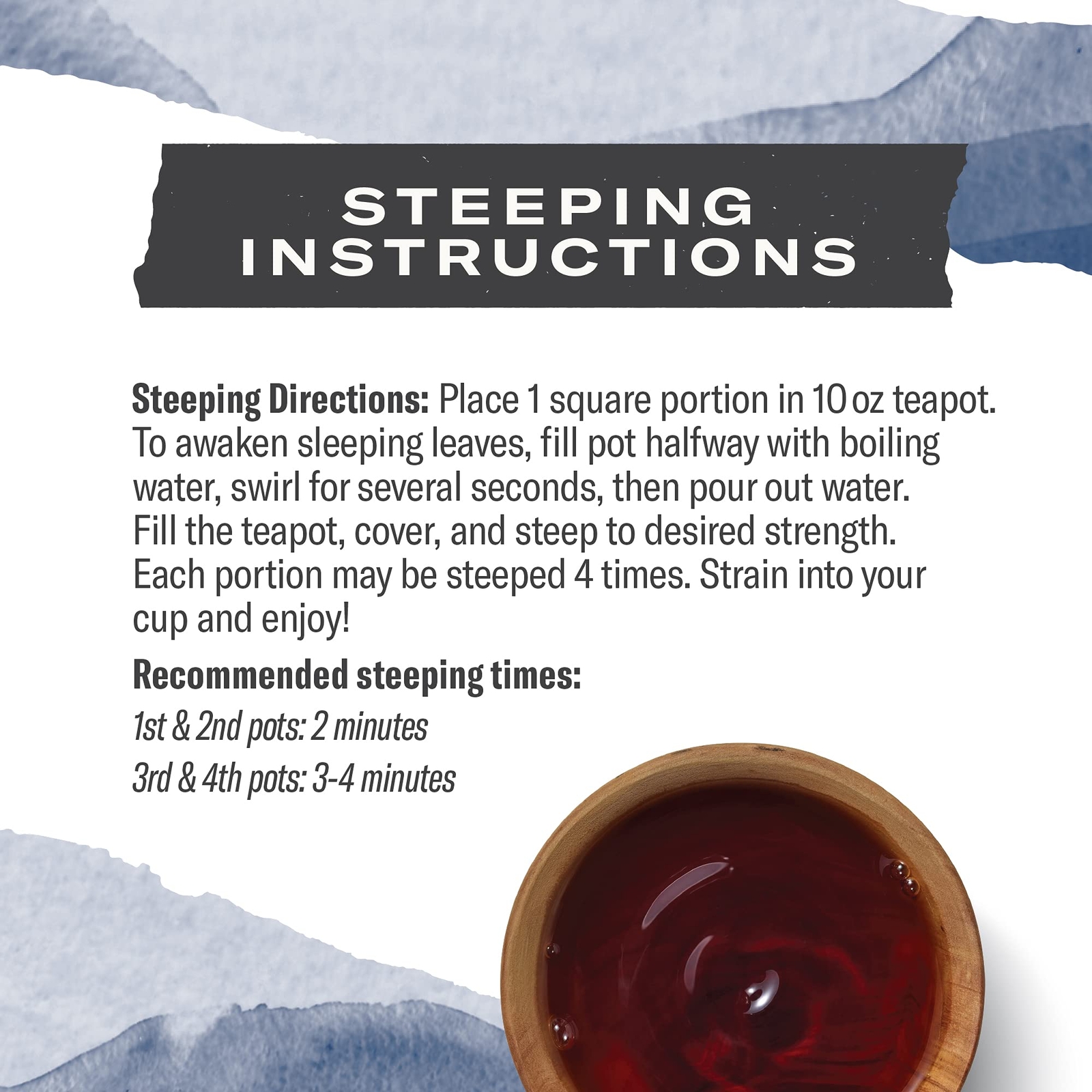 Numi Organic Aged Pu erh Tea Brick 2.2 Ounce Compressed Loose Leaf Tea