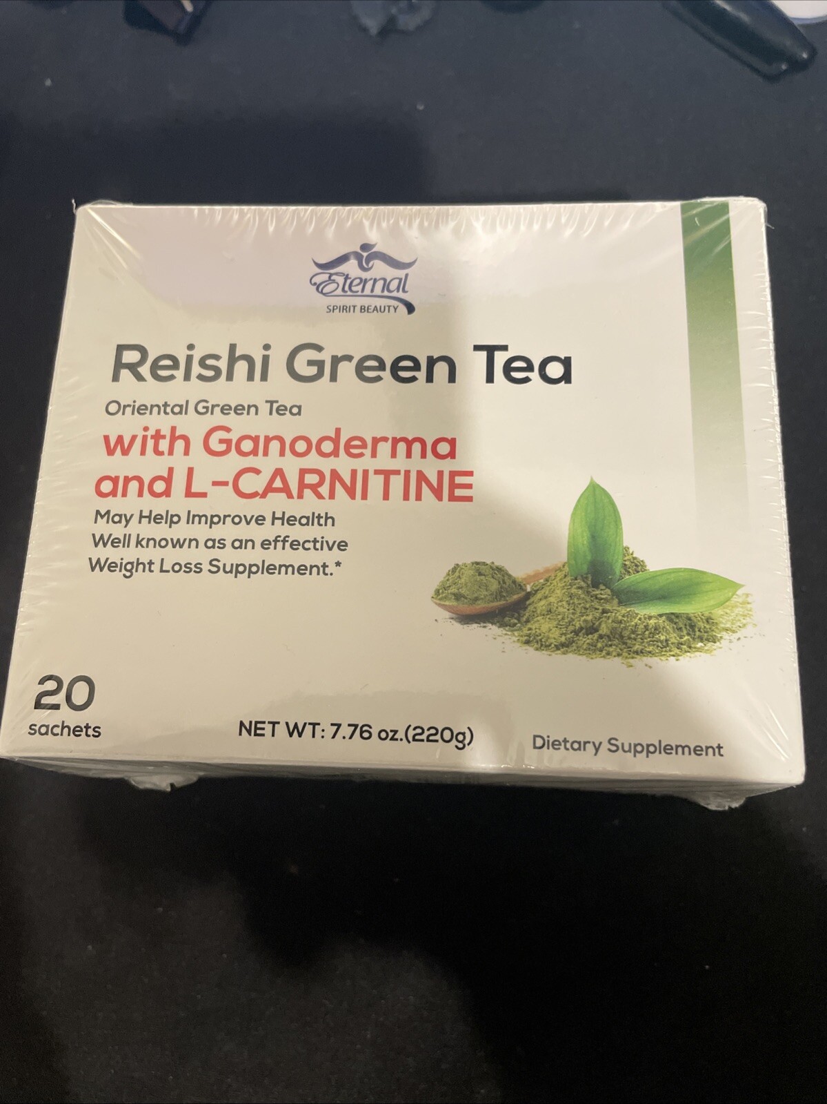 REISHI GREEN TEA (ORIENTAL GREEN TEA) with GANODERMA and L-CANITINE (1 BOX) 20 S
