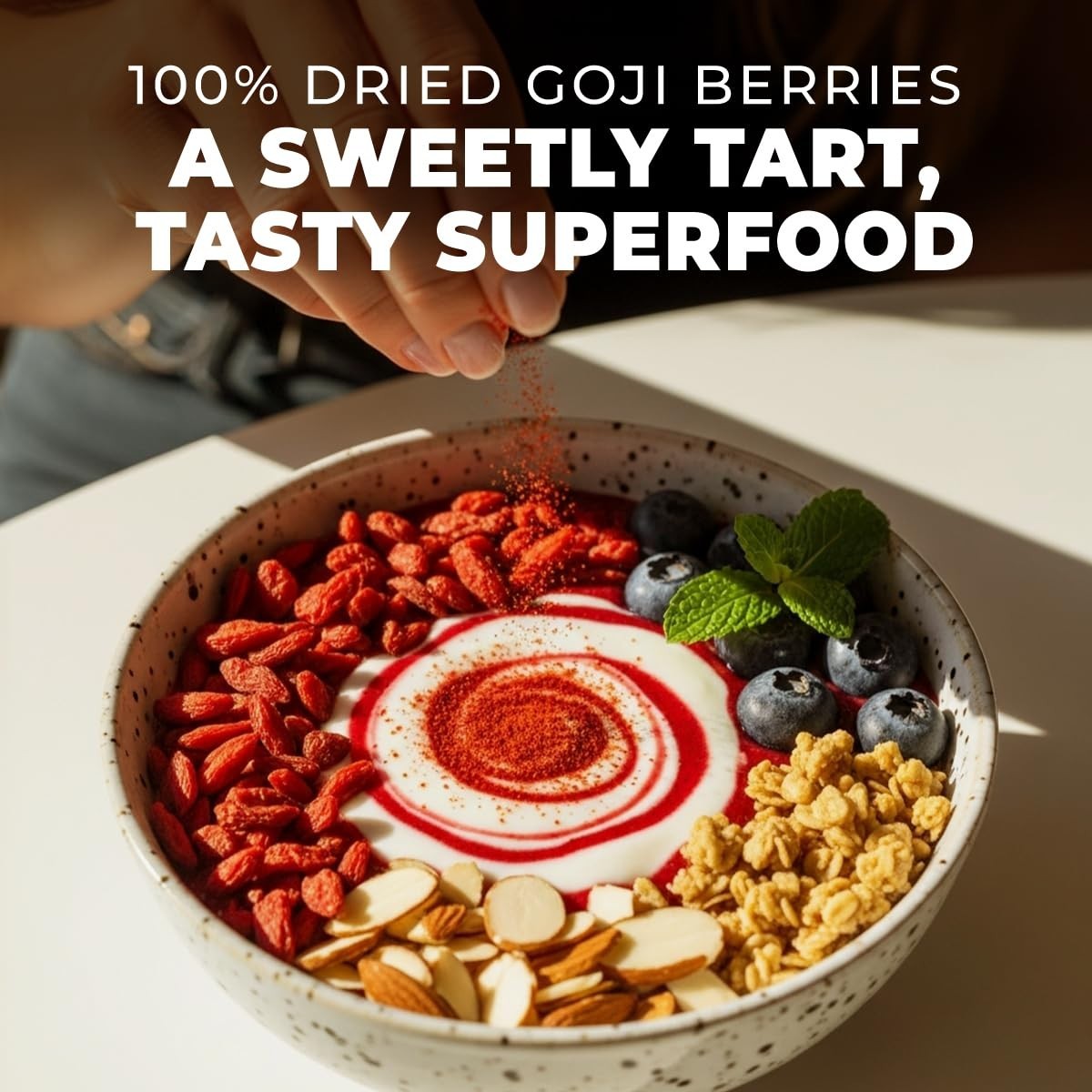 Gya Tea Co Goji Powder 100% USDA Organic for Smoothies Tea Baking 150 grams