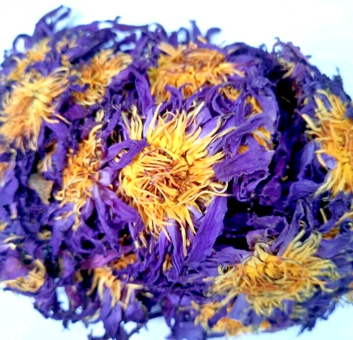 180g Dried Blue Lotus Flower Nymphaea Caerulea Natural Hand Picked Flower Herbal