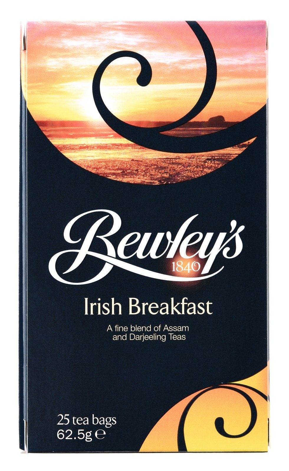 Tea Bags, Irish Breakfast, 25 Count, 62.5 Gram