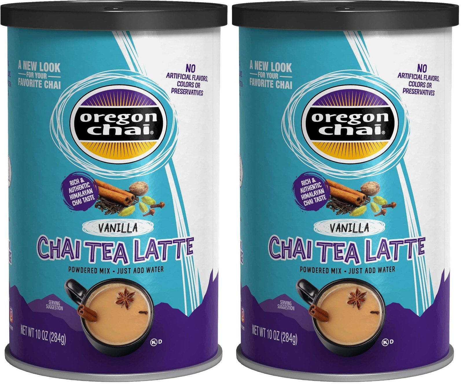 Vanilla Chai Tea Latte Mix – 10 oz (Pack of 2) – Creamy, Spiced Beverage Mix
