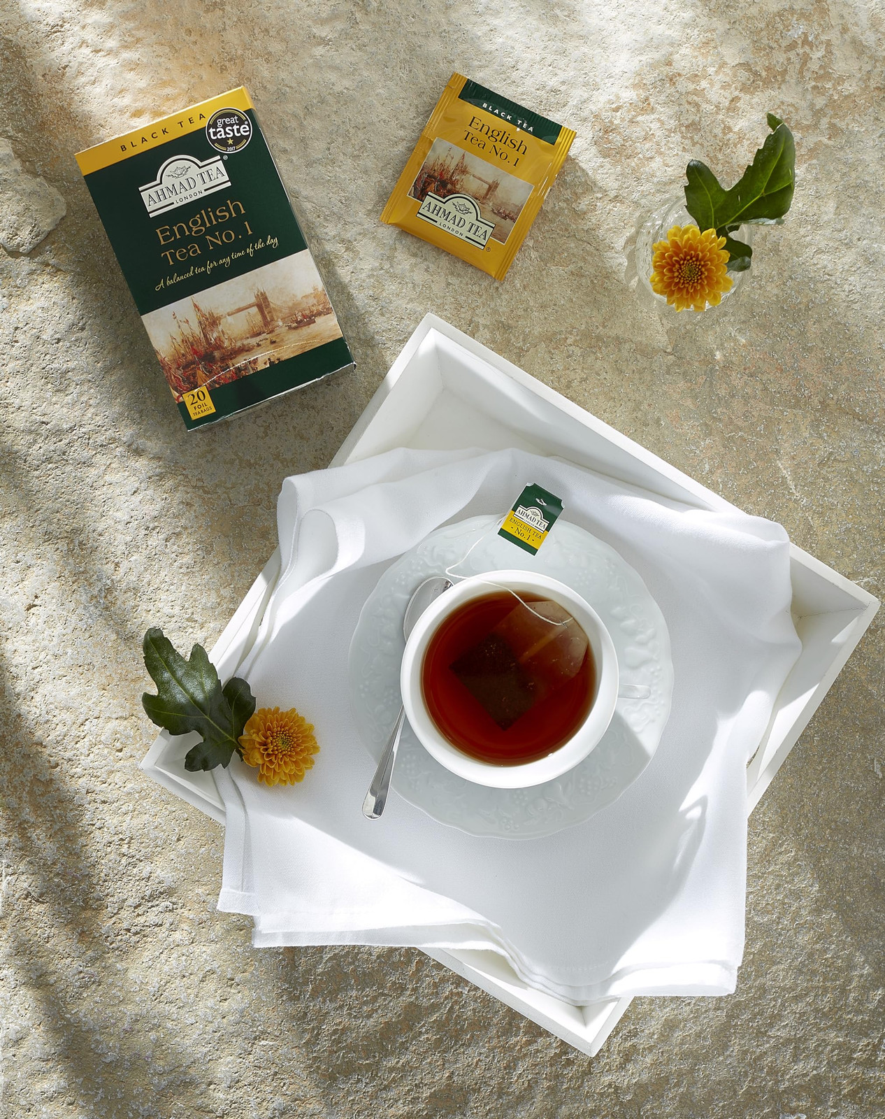 Ahmad English Tea No 1 20 Count Black Tea with Bergamot Flavor Great Taste A…