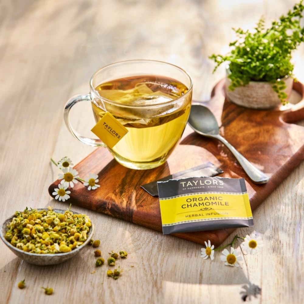 Taylors of Harrogate Organic Chamomile Herbal Tea, 20 Count (Pack 1)