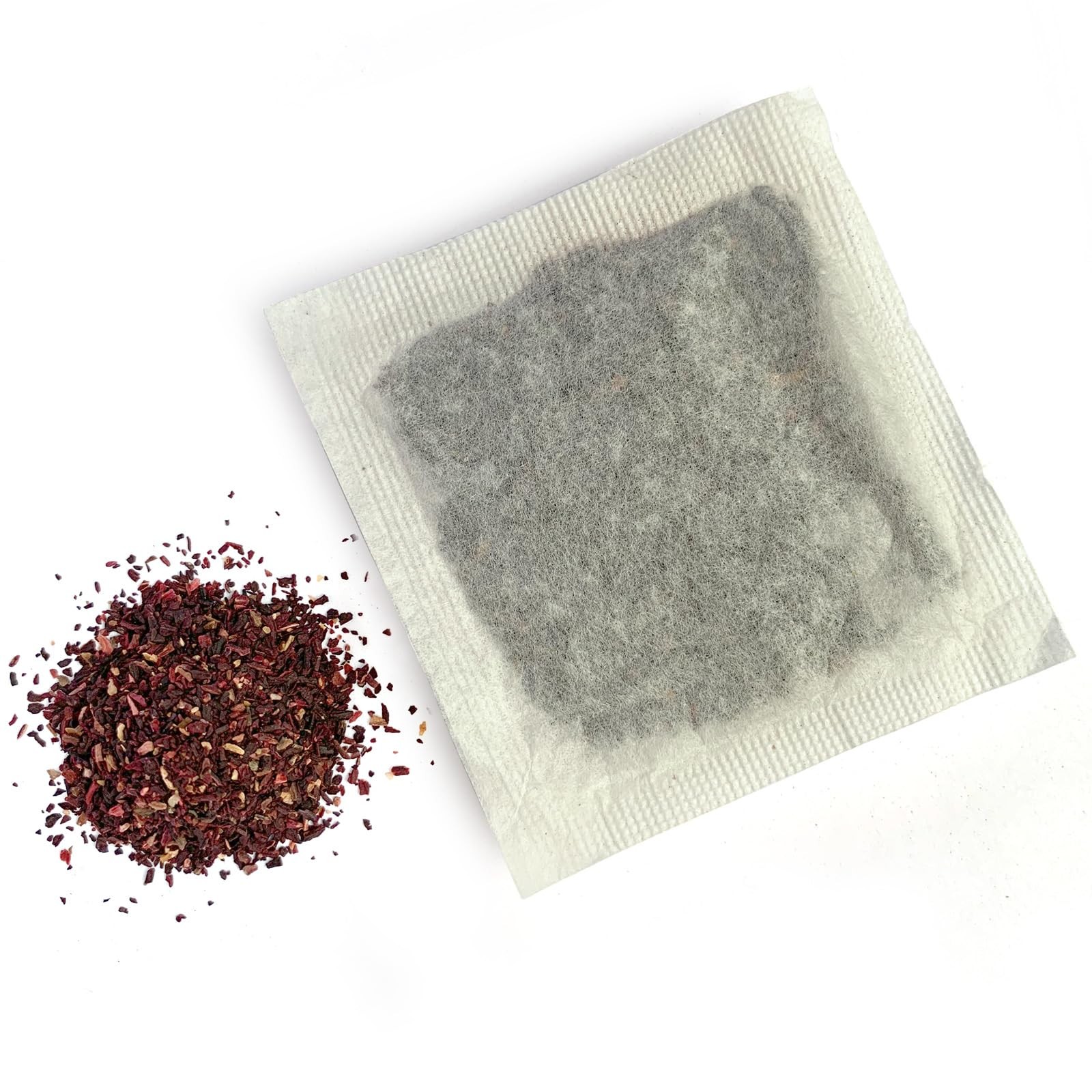 Hibiscus Tea Bags, by Herb Co, Hibiscus Sabdariffa, Caffeine Free, Unbleached…