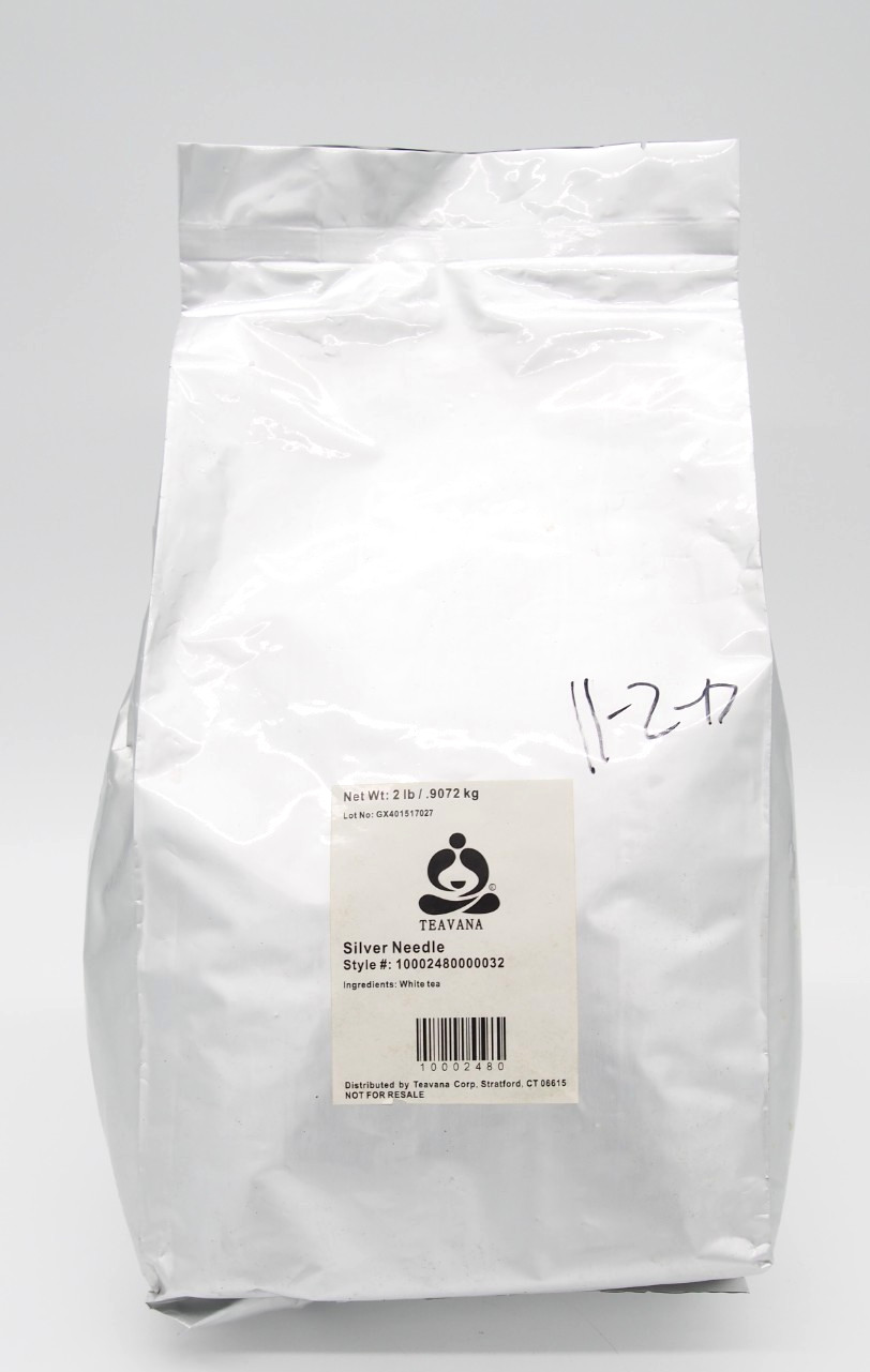 TEAVANA Original SILVER NEEDLE Bagged White Loose Tea 2lb/ 32oz FACTORY SEALED