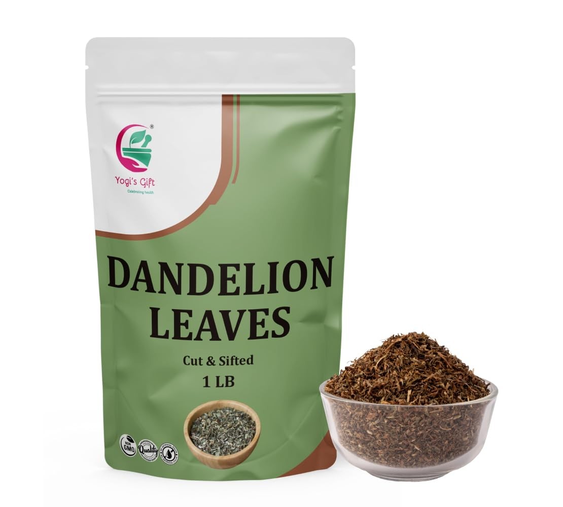 Dandelion Leaves Cut And Sifted 1 LB,100% Natural & Pure, Ideal for Dandelion…