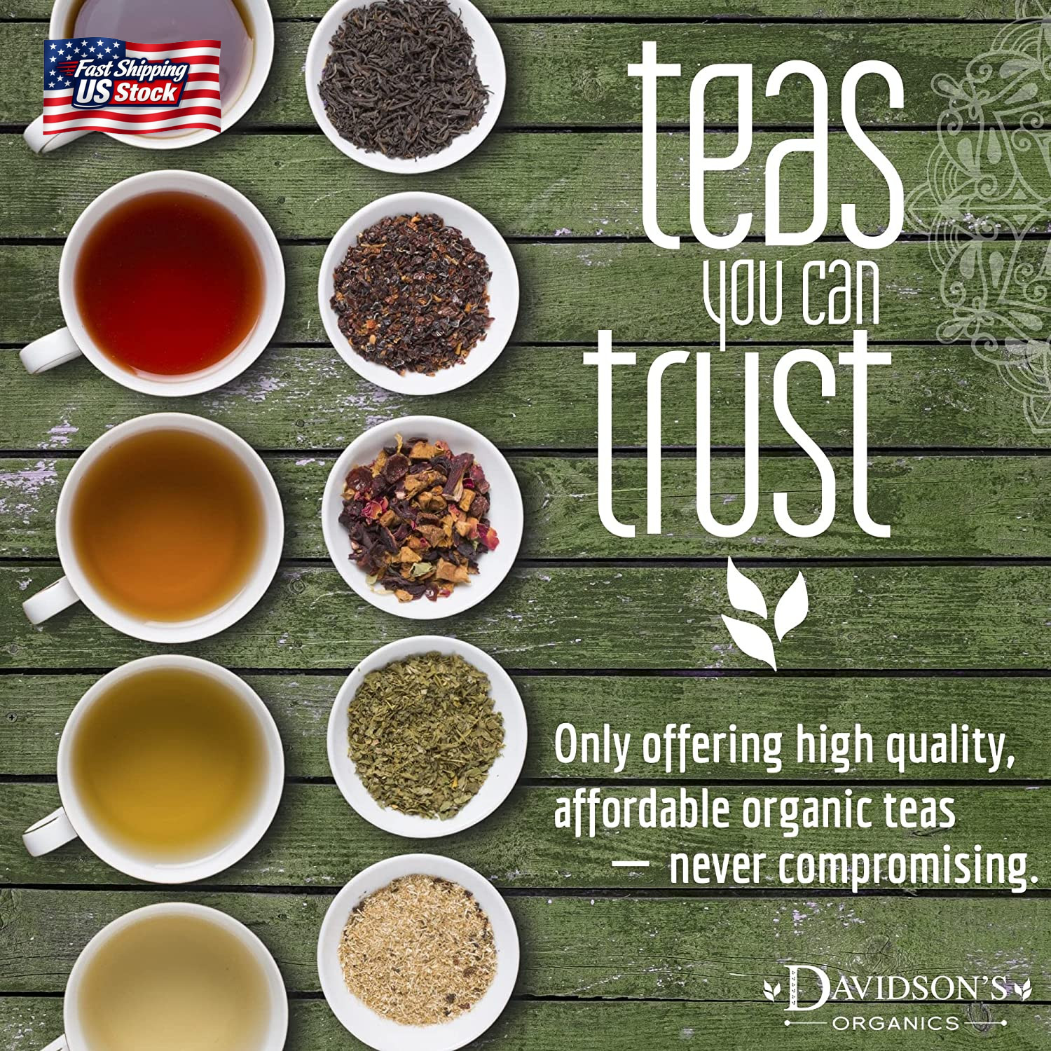 Davidson’S Organics, Gunpowder Green, Loose Leaf Tea, 16-Ounce Bag(Packaging May