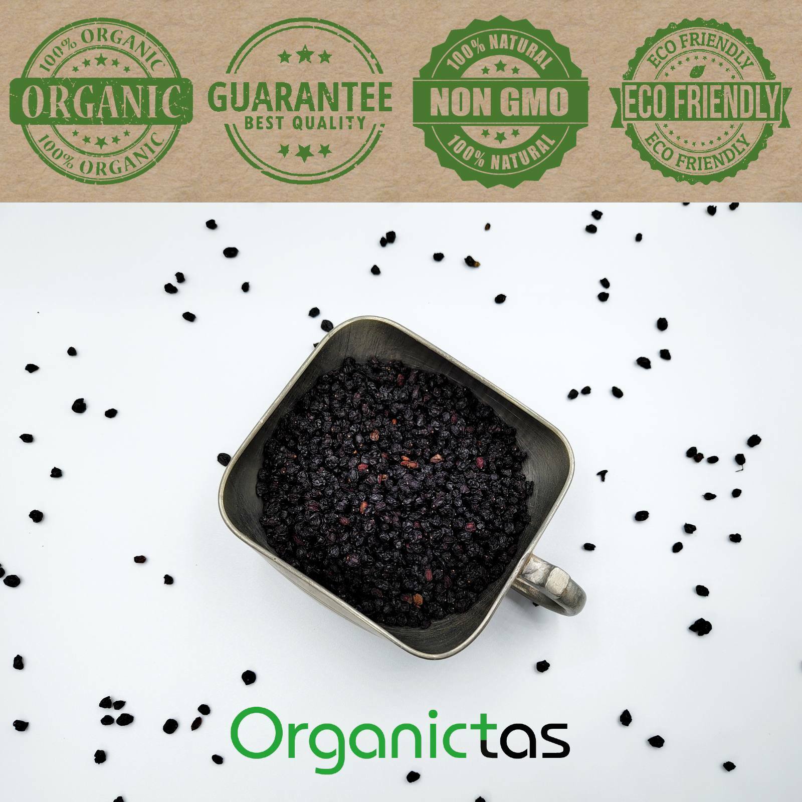 Elder Berry’s Organic Tea – Sambucus Nigra Dried Elderberries Natural Tea