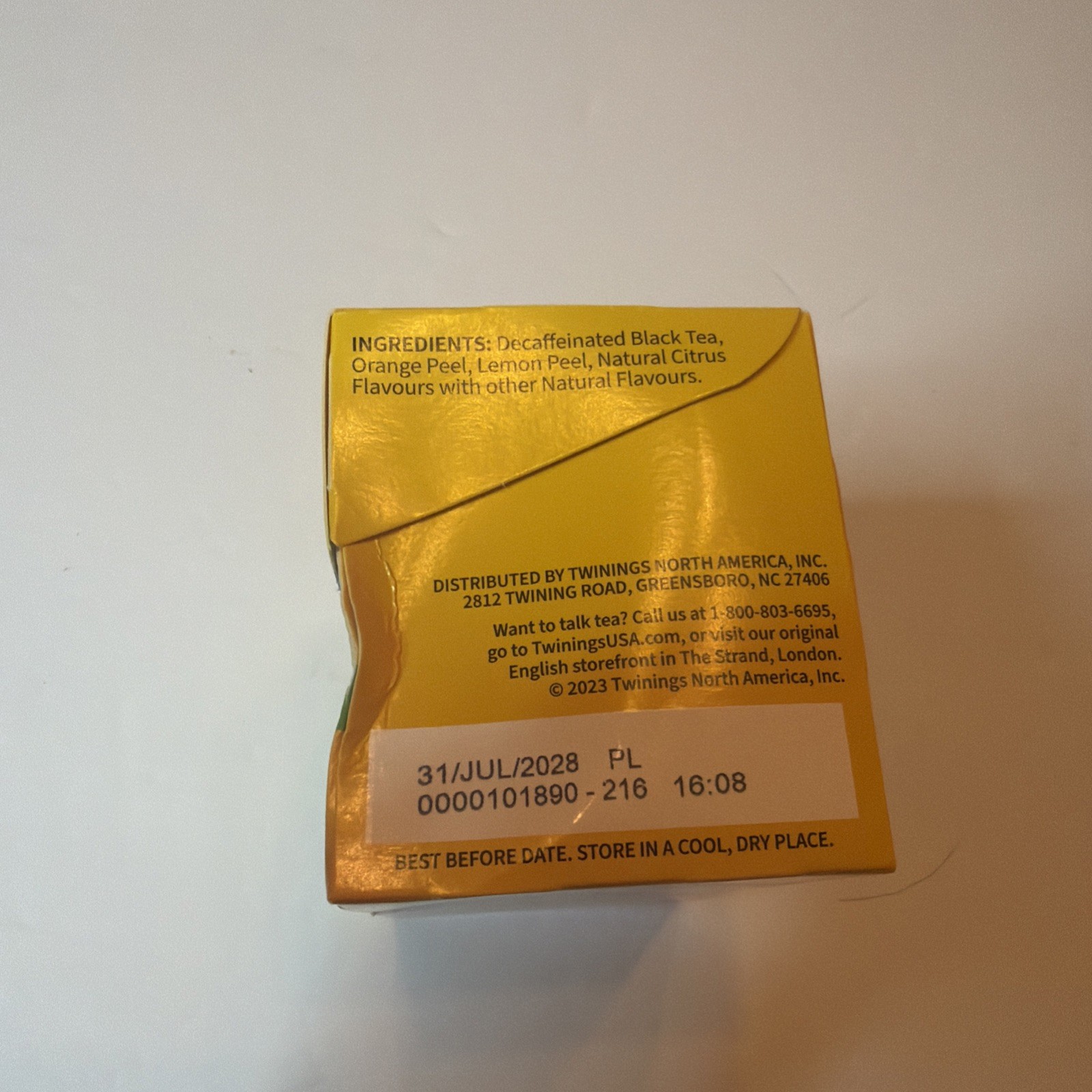 Black Tea Decaffeinated Lady Grey 20 Bags (Case of 6) 7/31/28