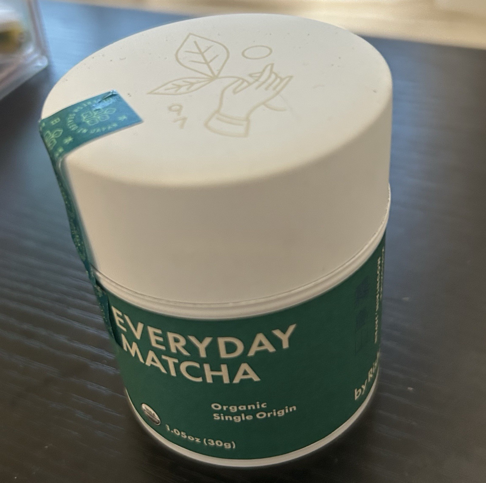 Rishi Organic Everyday Matcha Green Tea Powder Single Origin 1.05 oz (30g)