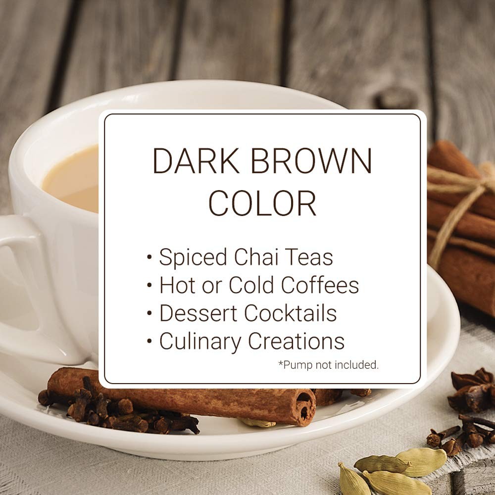 Chai Tea Concentrate Spiced Green Flavor NonGMO GlutenFree Drink Mix 750 Ml