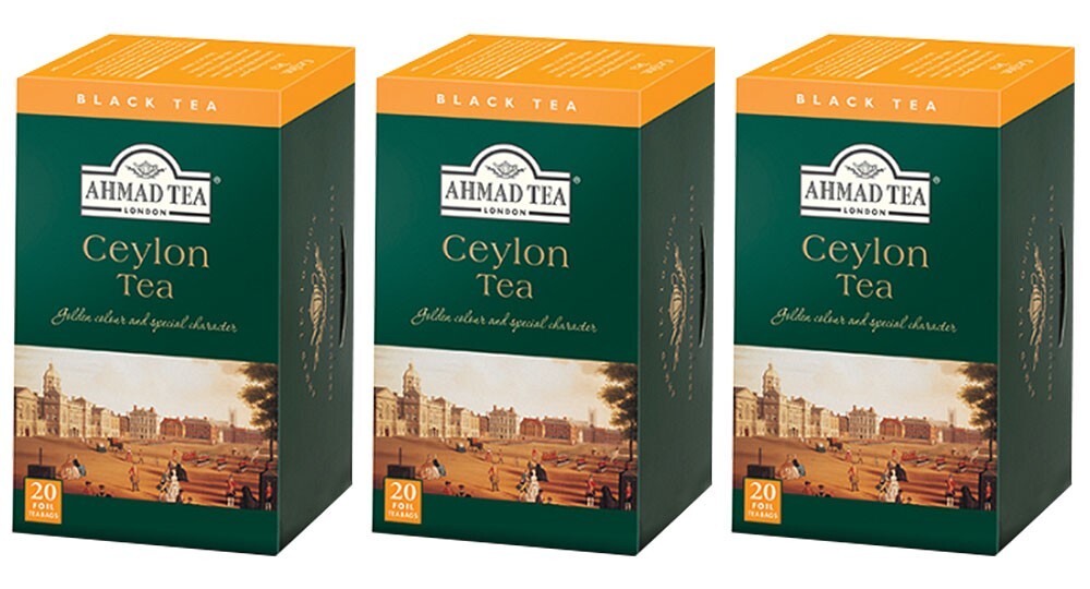 Pack of 3 – Ahmad Ceylon Black Tea 20ct – 60 tea bags total