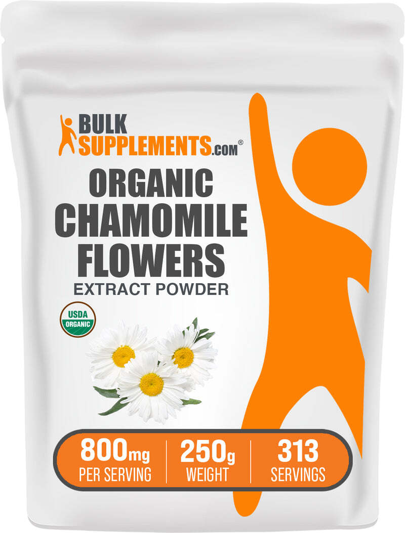 BulkSupplements Organic Chamomile Extract Powder – Herbal Flower Extract