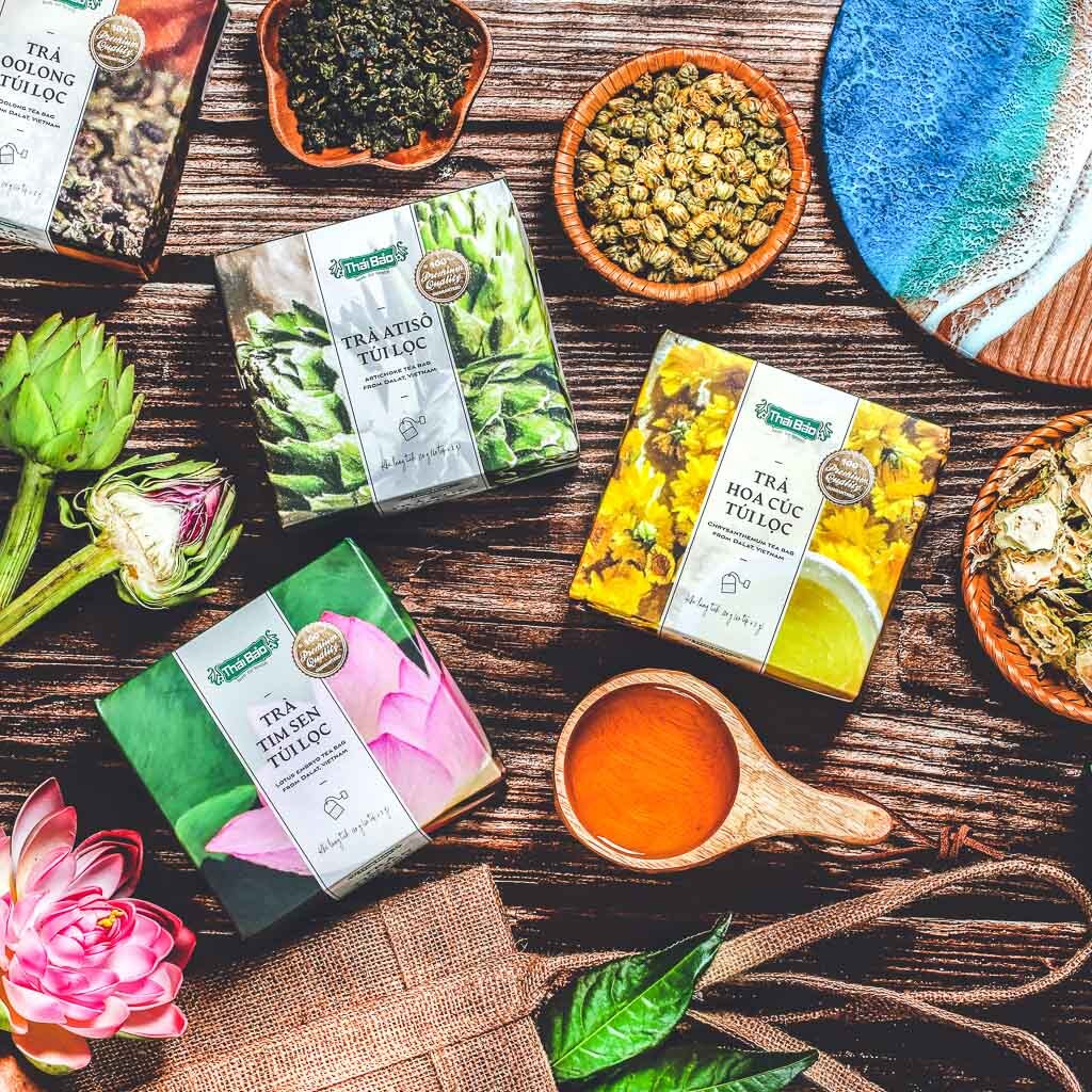Thai Bao Tea Bag Variety Flavour 120g – The Best Tea From Dalat – Vietnamese Tea