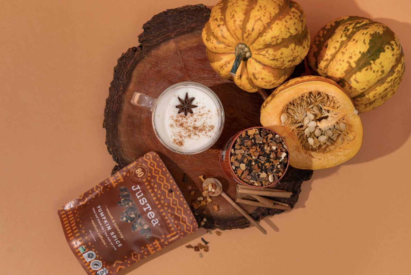 PUMPKIN SPICE | Loose Leaf Black Tea | Recyclable Refill Pouch | 40+ Cups 4.2…
