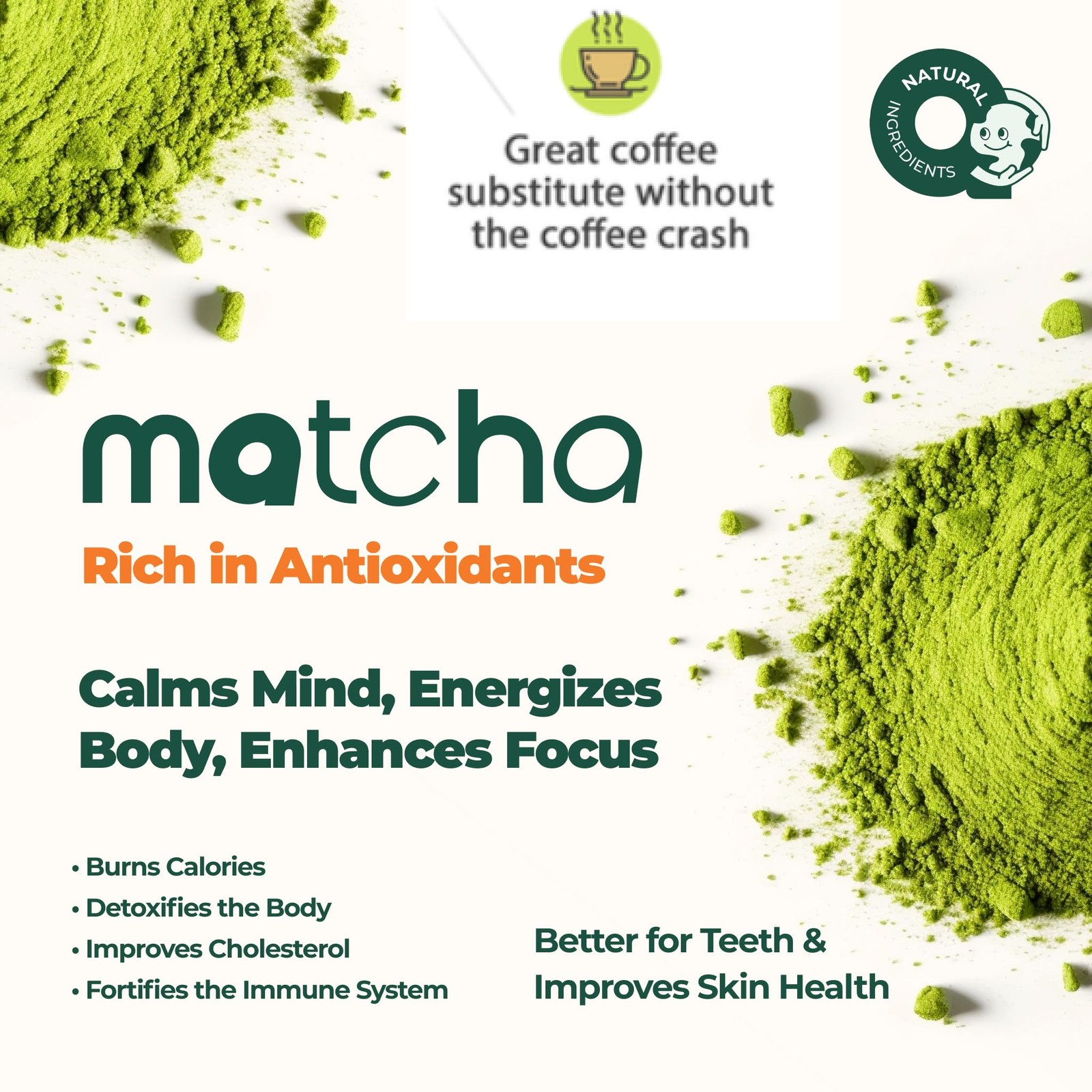 Matcha Powder, Japanese USDA and JAS Organic Matcha Green Tea Powder, Culinar…