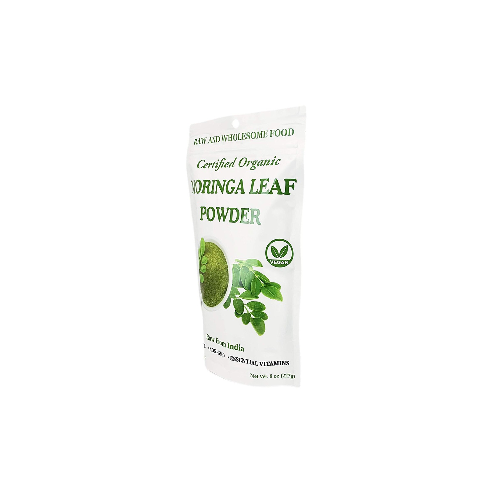 Organic Moringa Oleifera Leaf Powder, 100% Raw from India, Perfect for Smooth…