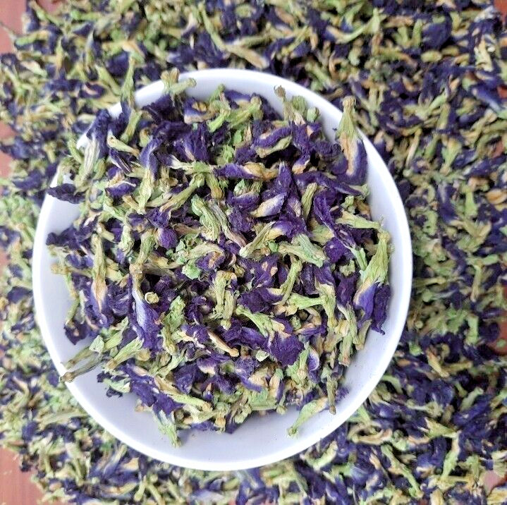 Blue Butterfly Pea Flowers Herb Tea Original CLITORIA TERNATEN 2500g + FREE 100g