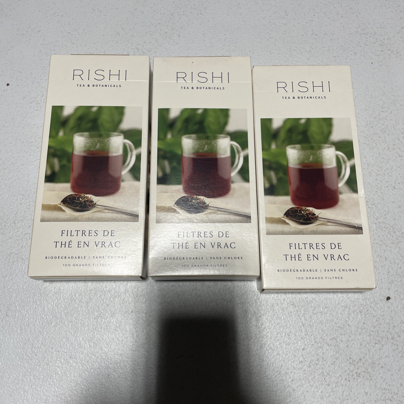 Rishi Tea & Botanicals Loose Leaf Tea Filters — 100 Large Filters – Pack Of 3